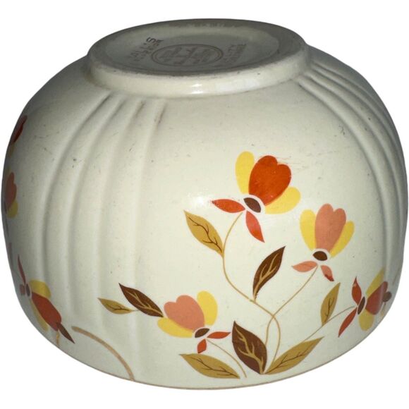 Hall's Superior Jewel 6.5” Porcelain Tea Autumn Leaf Vintage Bowl - Picture 2 of 13